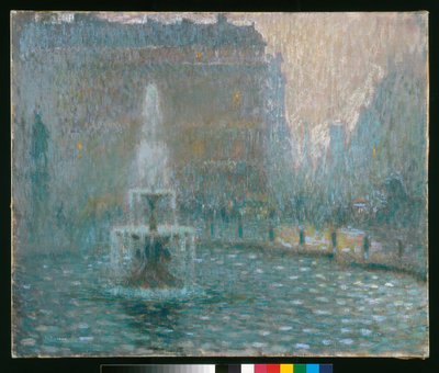 Trafalgar Square by Henri Eugene Augustin Le Sidaner